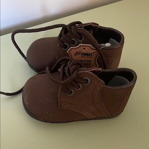 Angel Baby James Boy's Leather Lace Up Shoe